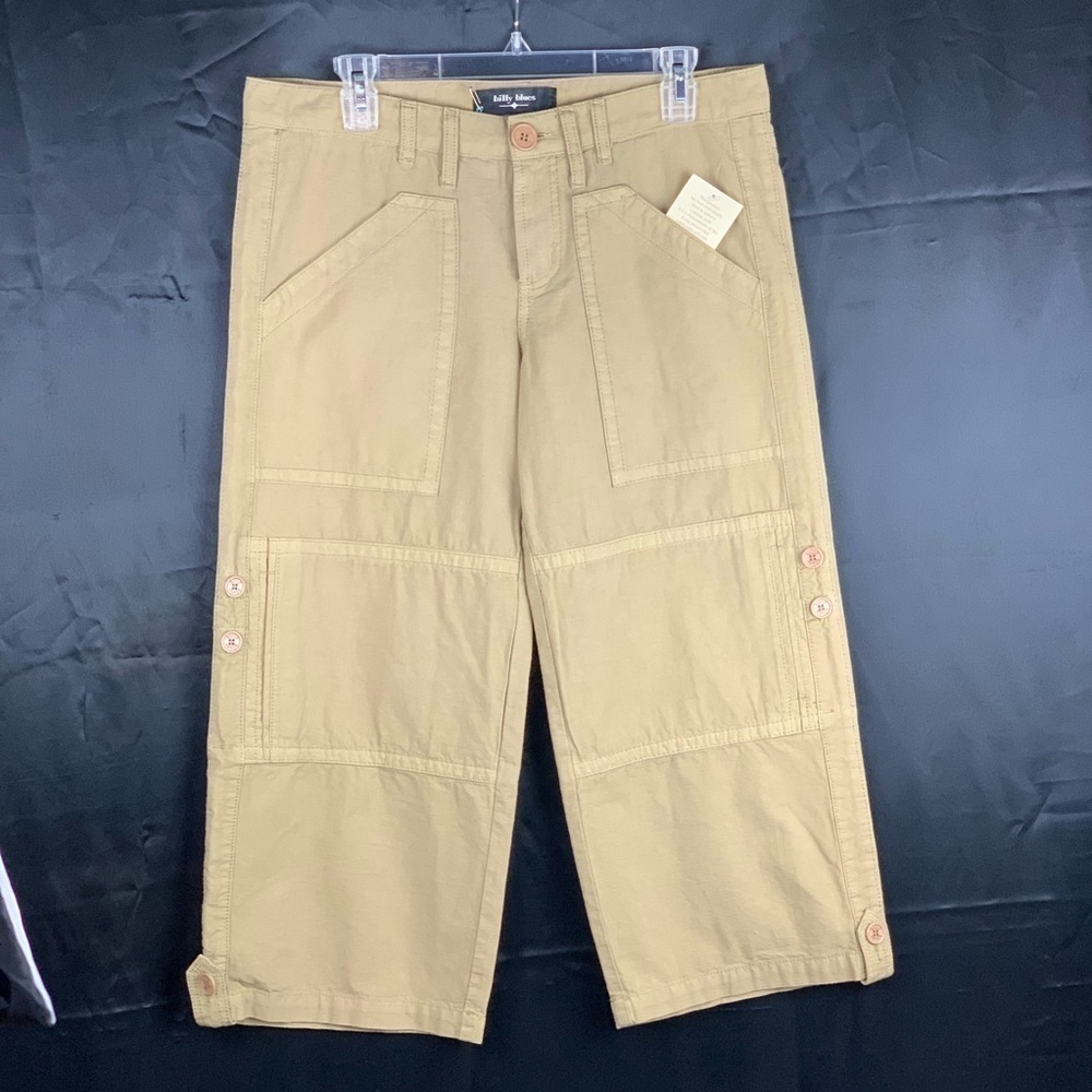 NEW-BILLY Blues Roll up Cargo Style Cropped Pants